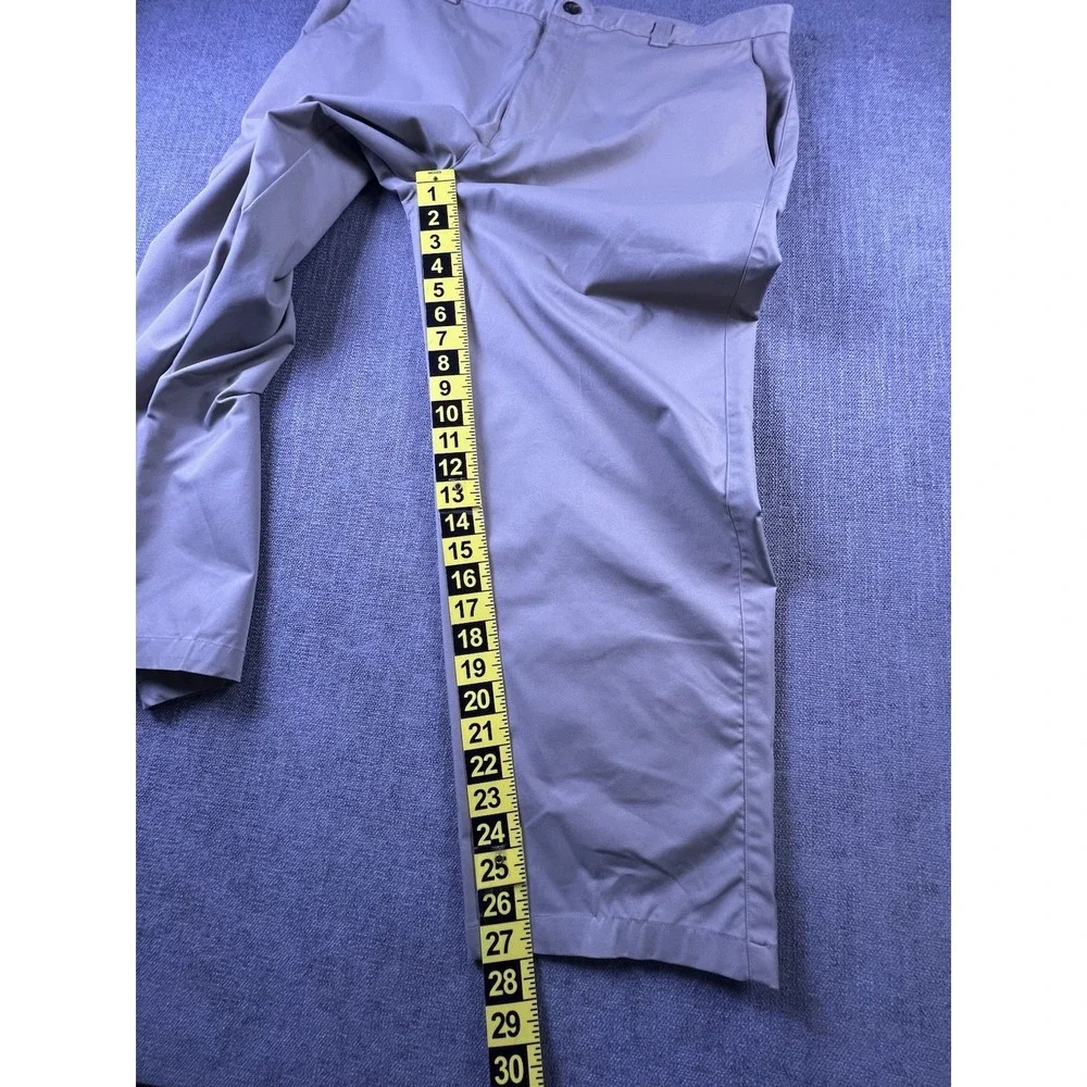 Adidas Golf Pants Men's 38x27 Beige Straight Stretch Chinos Casual Pockets